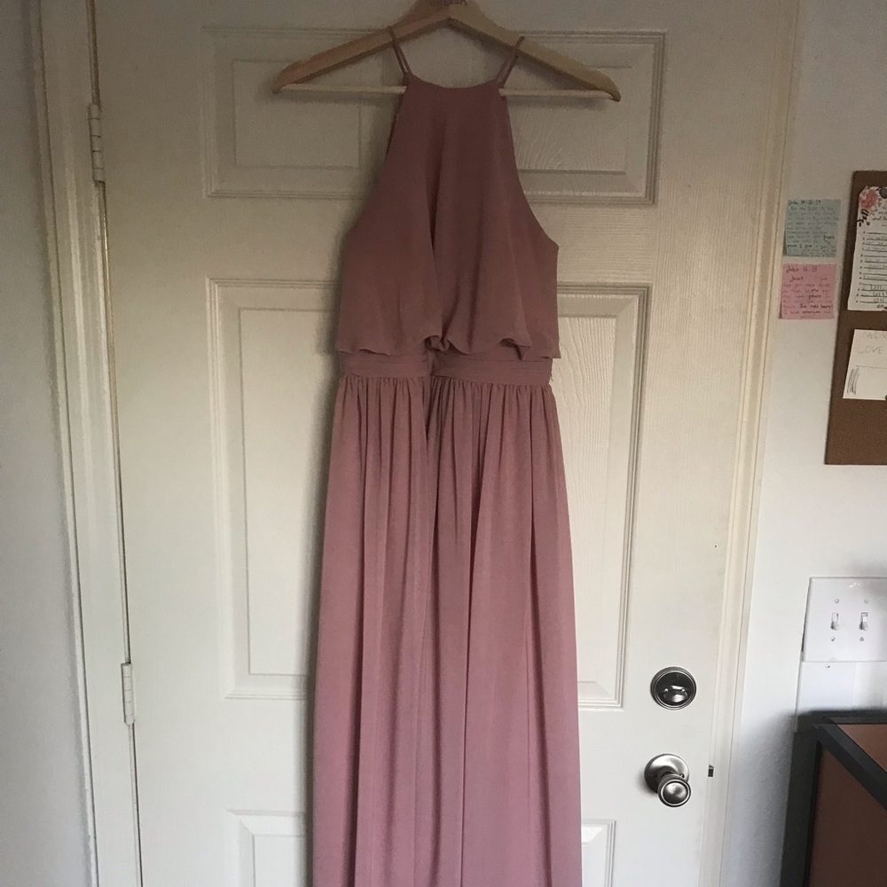 Dusty Rose Bridesmaid Dress